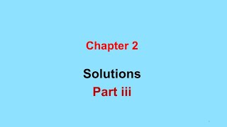 Analytical Chemistry CH 2 Solution part iii [upl. by Arhez680]