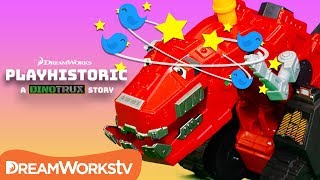 Dinotrux Ty Rux Loses His Mind  Dinotrux Presents PLAYHISTORIC [upl. by Ahsinac]