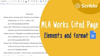 MLA Works Cited References and Formatting  Scribbr 🎓 [upl. by Anbul]