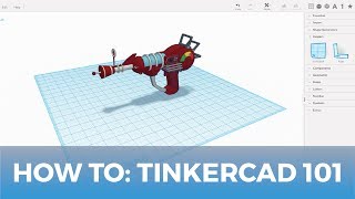 How To Use Tinkercad 3D Design Software 101 [upl. by Oirretna]