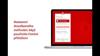 Nastavení dvoufázového ověřování pro přístup do Můj Vodafone když používáte číselné přihlášení [upl. by Eilyab]