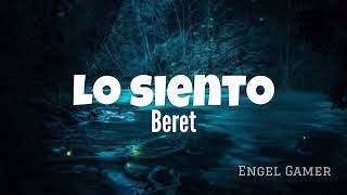 Beret Lo siento letra [upl. by Radke660]