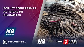 POR LEY REGULARÁN LA ACTIVIDAD DE CHACARITAS  NOTICIERO 9 [upl. by Edea]