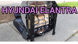 how to remove car seat Hyundai elantra se2017 [upl. by Oyr486]