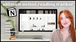 The Ultimate Notion Reading Tracker 📚 stats series quotes challenges amp more [upl. by Hurlbut]