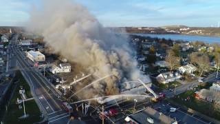 Fire at Commonwealth Firearms and Sporting Goods in Somerset MA [upl. by Ile446]