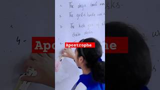 What is apostrophe Use of Apostrophe learninghub englishgrammar govt school [upl. by Lezirg783]