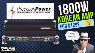 KOREAN 1800W Amp for 129 Precision Power ATOM A18001D Amp Dyno Test and Review [upl. by Vivien]