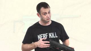 Airsoft GI  Ares M3 SMG Grease Gun Review [upl. by Haizek]