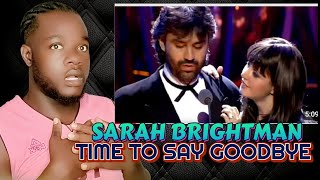 SARAH BRIGHTMAN TIME TO SAY GOODBY reaction [upl. by Ehtyde102]