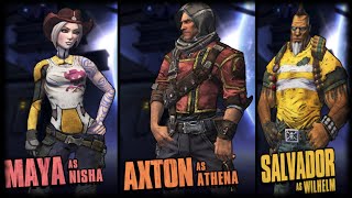 Borderlands 2 Maya Axton amp Sal Presequel Heads amp Skins Shift Codes Minor Retraction [upl. by Delphine]