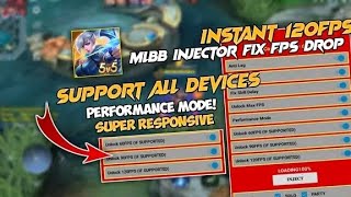 NEW APPLICATION  ML CONFIG INJECTOR  INSTANT 60120 FPS  PERFORMANCE MODE  ANTI DELAY LAG FPS [upl. by Nagap902]