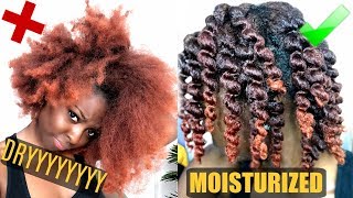 Keeping my hair MOISTURIZED LCO Method  Low Porosity TYPE 4 Hair [upl. by Airdnaid768]