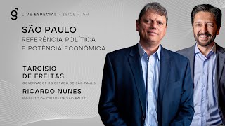 🔴 São Paulo Referência Política e Potência Econômica com Tarcísio de Freitas e Ricardo Nunes [upl. by Gun]