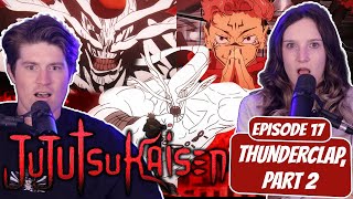 MAHORAGA VS SUKUNA  Jujutsu Kaisen Season 2 Married Reaction  Ep 2x17 “Thunderclap Part 2” [upl. by Red]