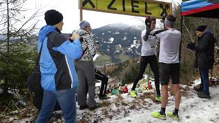 Zieleinlauf der Top 5 beim KolsaßbergRun 2018 [upl. by Noslen]