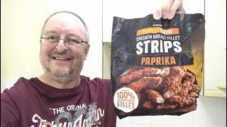 Iceland Crunchy Coated Chicken Breast Fillet Strips Paprika  Food Review [upl. by Valdes]