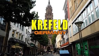 KREFELD GERMANY  A RELAXING CITY WALKING TOUR IN 4K [upl. by Marra]