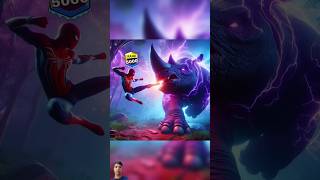 Superhero vs Rhino 🤣 who is best sorts video viralreels [upl. by Tanya931]