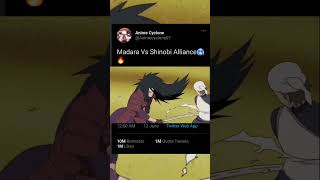 「 Madara VS Shinobi Alliance🔥😱 」4k Edit music anime [upl. by Mindy]