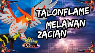 Talonflame V Zacian Pokemon Unite [upl. by Assirhc]