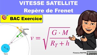 VITESSE dUN SATELLITE  Exercice  Terminale [upl. by Netsrik]