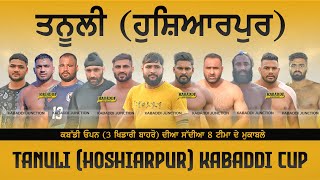 🔴 Live Tanuli Hoshiarpur Kabaddi Cup  24 Jan 2024  Kabaddi Junction  Live Kabaddi [upl. by Mulloy]