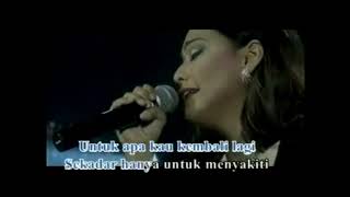 Karaoke  Francissca Peter  Sekadar Di Pinggiran Lower Key [upl. by Aneladgam]