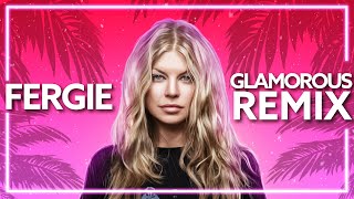 Fergie  Glamorous Matt DiMona Remix Lyric Video [upl. by Cinom]