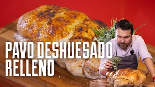 COMO PREPARAR UN PAVO DESHUESADO RELLENO BALOTINA DE PAVO ¡TODO UN RETO  GIACOMO BOCCHIO [upl. by Leopoldeen]