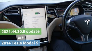 New Tesla software update on 20 Jan 2022 in a 2014 Model S Does this fix any of the V11 issues [upl. by Llerrad]