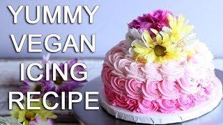 HowTo Make The BEST VEGAN ICING Recipe  With The Edgy Veg [upl. by Anipsed405]