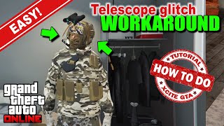 Telescope Glitch Workaround Latest After Patch Outfit Glitch  GTA 5 Online [upl. by Ileak]