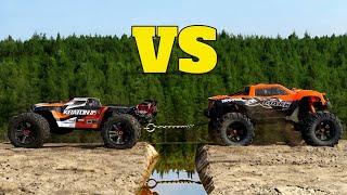 Traxxas X Maxx vs Arrma Kraton 8s  Remote Control Car in Mud  RC Car 4x4 [upl. by Haianeb153]