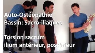 Autoostéopathie Bassin Libérer SacroIliaques  équilibre posture [upl. by Hanser]