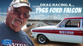 Drag Racing Tonys 1965 Ford Falcon  Tinkering with Tony  Motorhead Sweethearts [upl. by Nomae218]