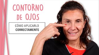 Contorno de OJOS  Cómo aplicarlo correctamente  Masajes Contorno de Ojos [upl. by Natsuj]