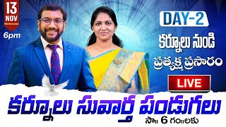 Kurnool Gospel Festivals  Day 02 Live  13th November 2024  Dr JohnWesly amp Blessie Wesly [upl. by Daisey611]