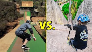 Skateboarding vs Scooter Wins amp Fails [upl. by Par]