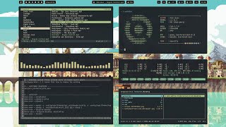 Hyprland VoidLinux Pixelart [upl. by Thaddaus709]