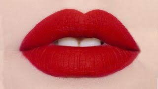 How to make ANY lipstick MATTE  AlexandrasGirlyTalk [upl. by Noslen]