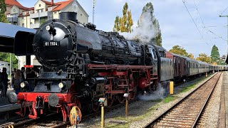 Lindau🚂01 1104 mit IGE Volldampf Nürnberg🔄️Bodensee VMOBIL ARVERIO amp DB Regio amp🦢Schwäne im Beifang [upl. by Indyc498]