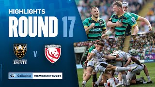 Northampton v Gloucester  HIGHLIGHTS  RecordBreaking Victory  Gallagher Premiership 202324 [upl. by Grigson]