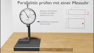 Parallelität prüfen mit Messuhr [upl. by Oakman145]