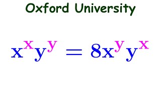 Oxford Universty Entrance Exam Tips and Tricks  Find x amp y [upl. by Hunsinger]