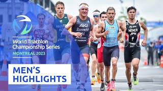 2023 World Triathlon Championship Series Montreal Elite Mens Highlights [upl. by Rigdon66]