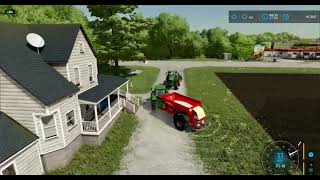 farmer bernie visits 6 Farming Simulator 22 [upl. by Ahtikal279]