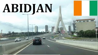 Driving around Abidjan 2023 MixTape  Côte dIvoire West Africa Beautiful City [upl. by Natrav]