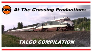 Amtrak Cascades Series 6 Talgo Set Compilation 30 Minutes [upl. by Ahsercel]