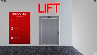 Kleemann lift at The Outlet at Lancaster Mall in Roblox [upl. by Nnauol]